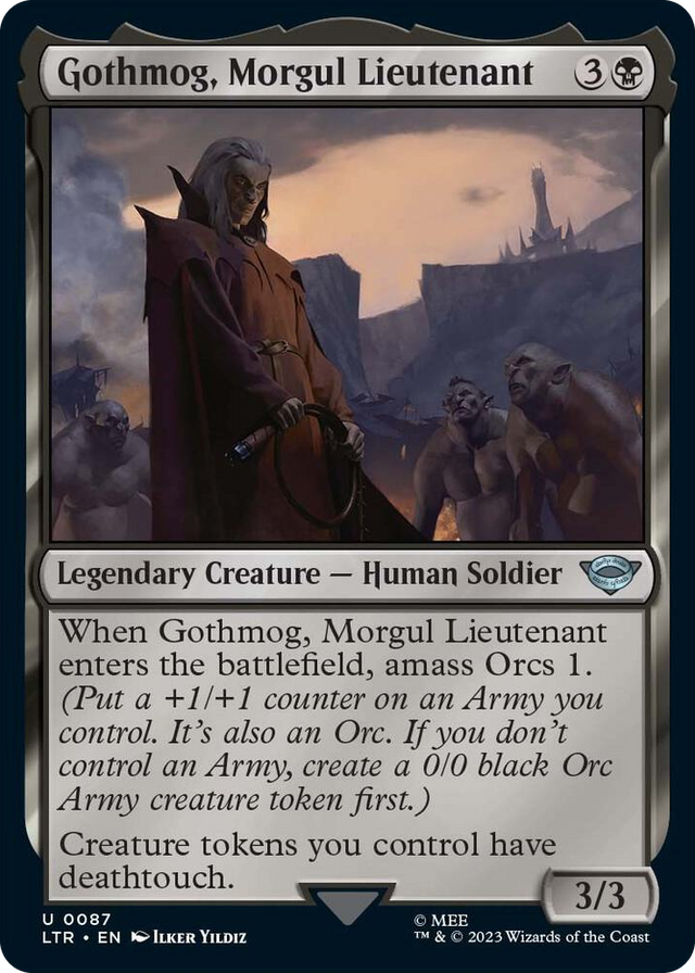 0087 Gothmog, Morgul Lieutenant U Universes Beyond: The Lord of the Rings: Tales of Middle-earth