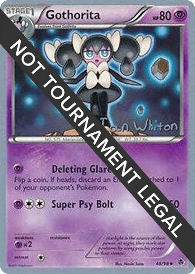 0046 Gothorita - 2013 (Ian Whiton) Uncommon World Championship Decks