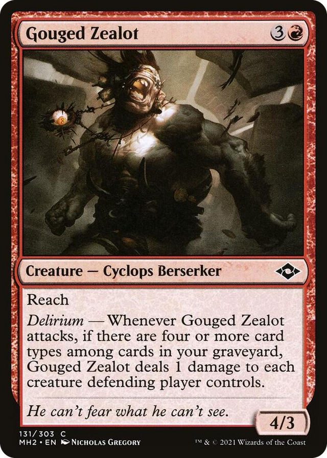 0131 Gouged Zealot C Modern Horizons 2