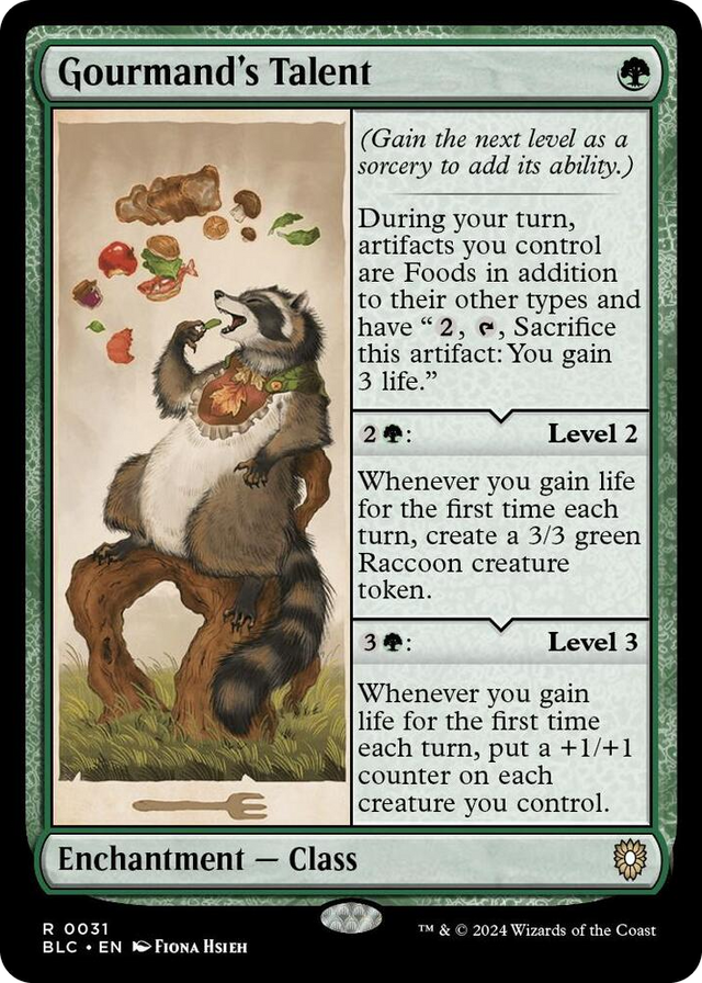 0031 Gourmand's Talent R Commander: Bloomburrow