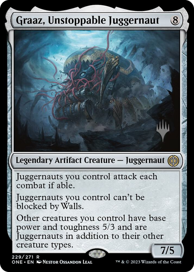 0229 Graaz, Unstoppable Juggernaut R Promo Pack: Phyrexia: All Will Be One