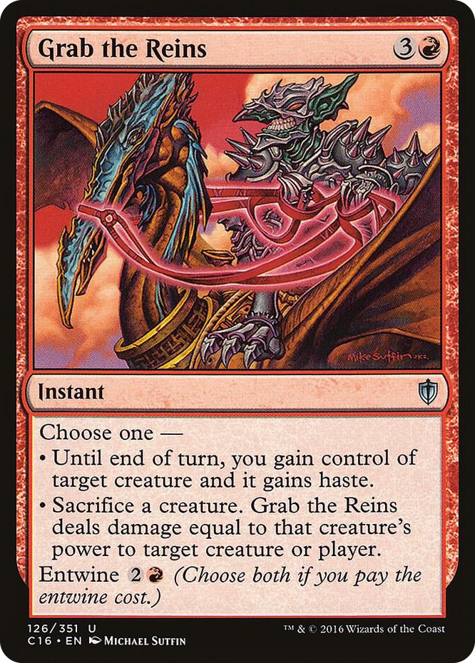 Grab the Reins #126 U - Commander 2016 Pokemon card