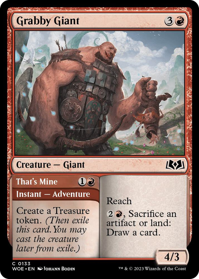 0133 Grabby Giant C Wilds of Eldraine