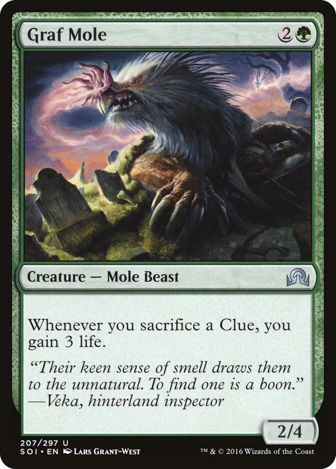 Graf Mole #207 U - Shadows over Innistrad Pokemon card