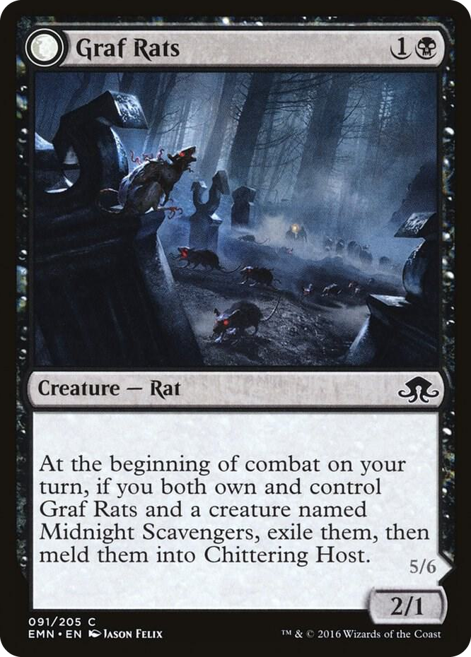 Graf Rats #91 C - Eldritch Moon Pokemon card
