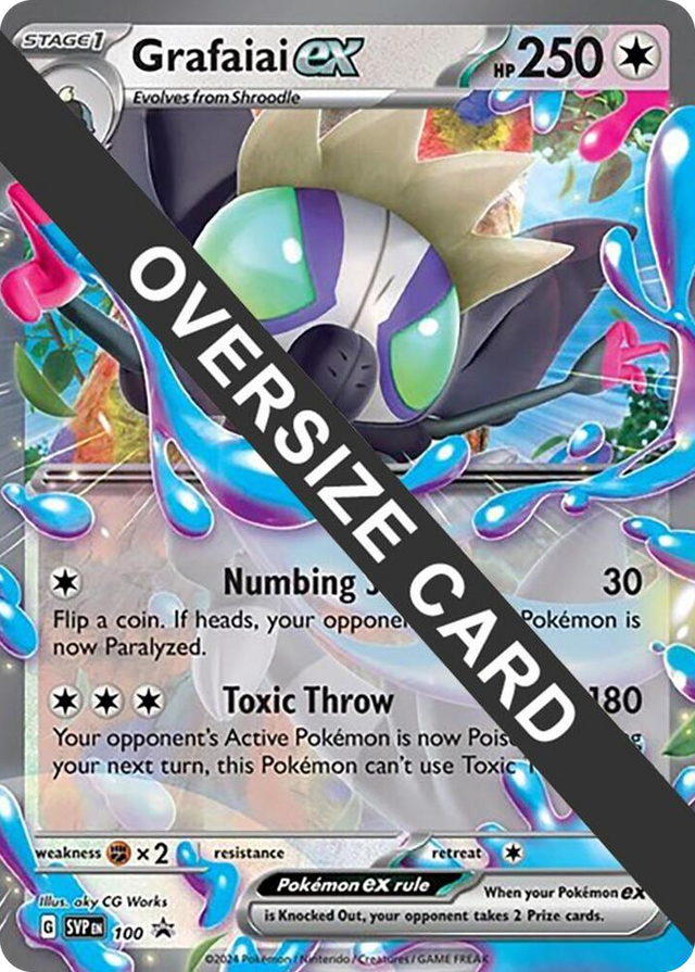 0100 Grafaiai ex - 100 (SV: Scarlet & Violet Promo Cards) Promo Jumbo Cards
