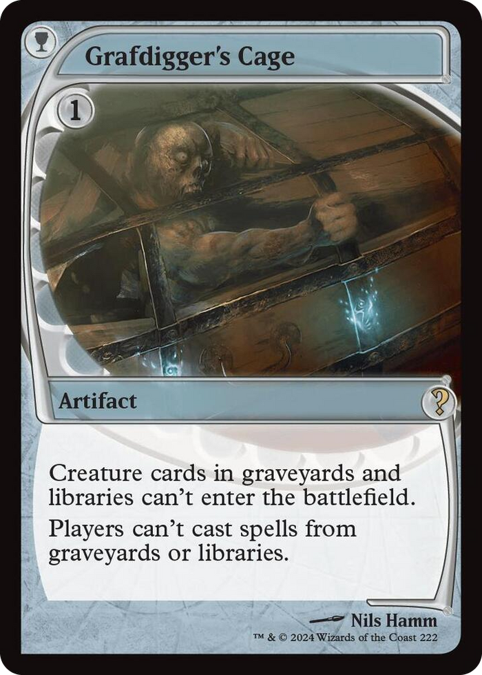 Grafdigger's Cage (Future Sight) #222 R - Mystery Booster 2 Pokemon card
