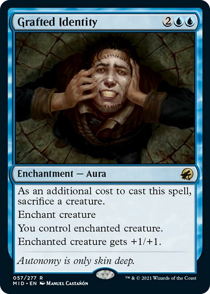0057 Grafted Identity R Innistrad: Midnight Hunt