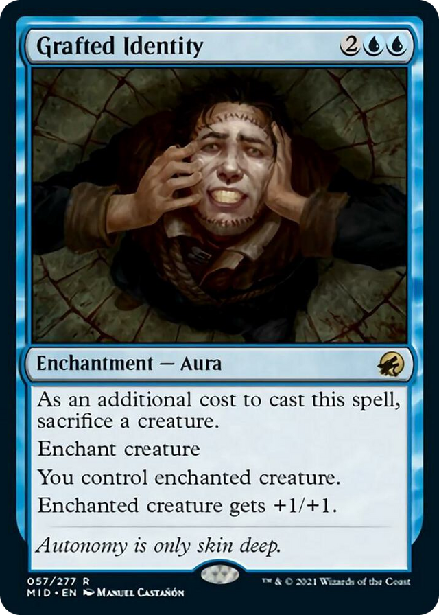 0057 Grafted Identity R Innistrad: Midnight Hunt