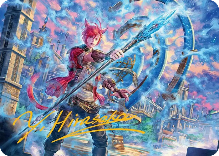G'raha Tia, Scion Reborn Art Card (19) (Gold-Stamped Signature) #19 S - Art Series: FINAL FANTASY Pokemon card