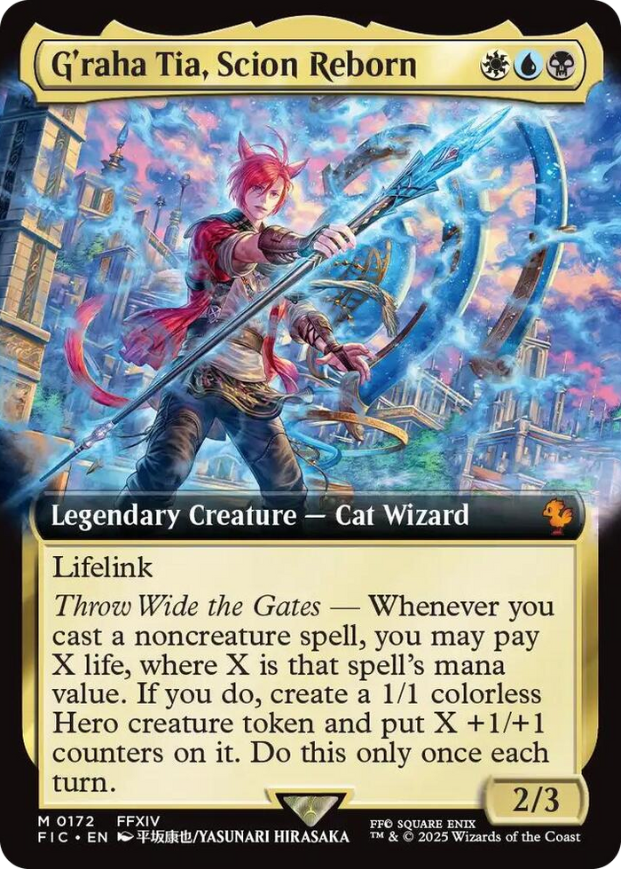 G'raha Tia, Scion Reborn (Extended Art) #172 M - Commander: FINAL FANTASY Pokemon card