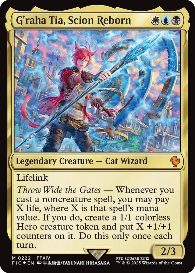 0222 G'raha Tia, Scion Reborn (Surge Foil) M Commander: FINAL FANTASY
