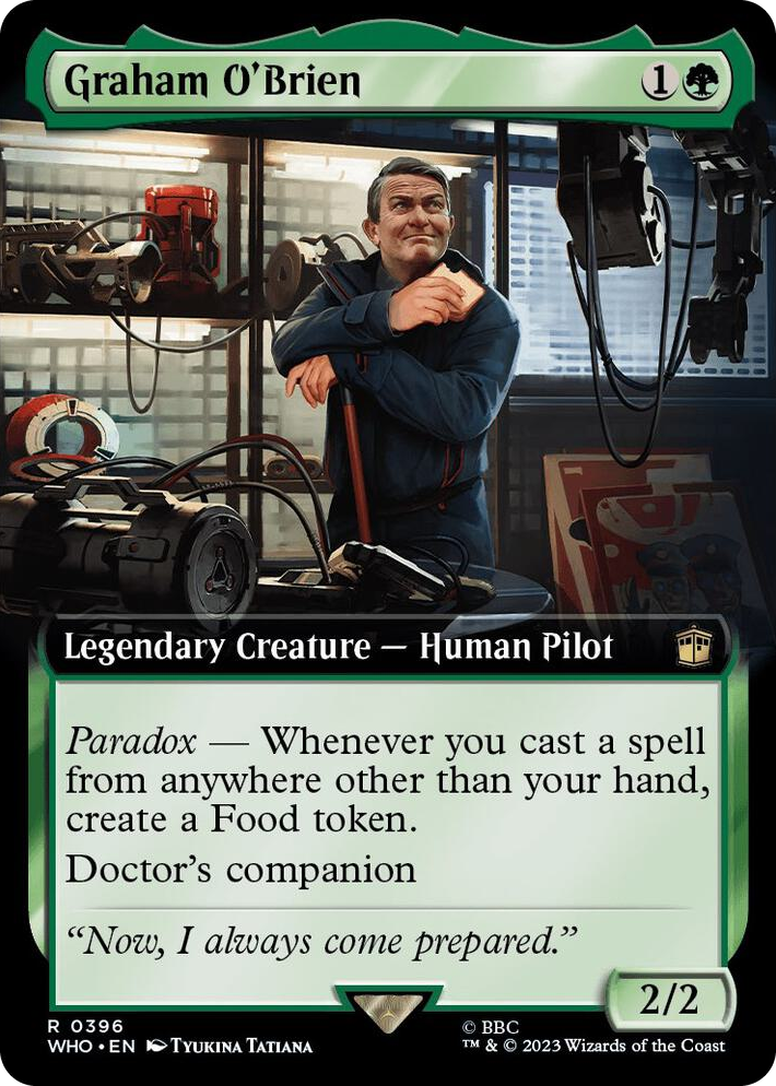 0396 Graham O'Brien (Extended Art) R Universes Beyond: Doctor Who