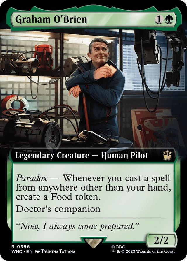 0396 Graham O'Brien (Extended Art) R Universes Beyond: Doctor Who