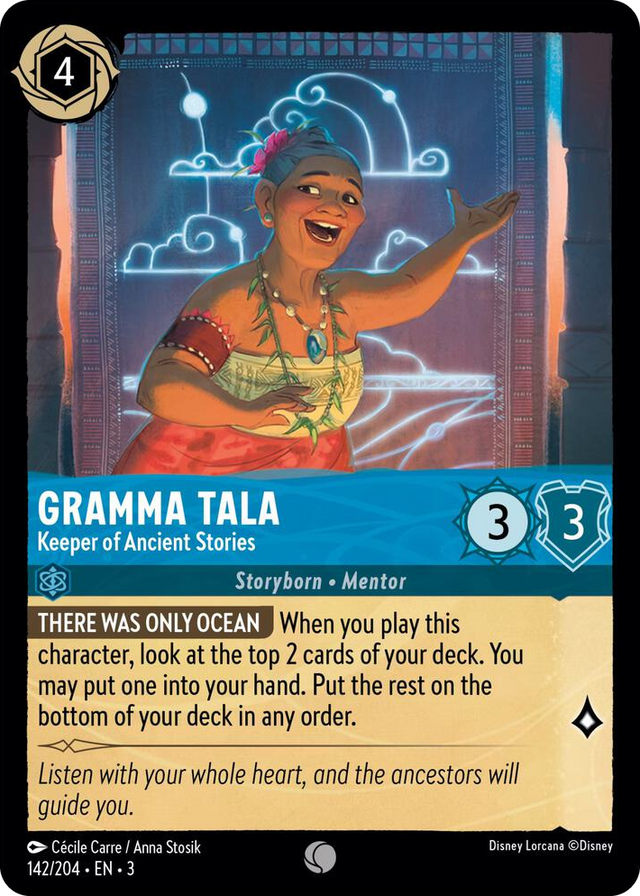 0142 Gramma Tala - Keeper of Ancient Stories Common Into the Inklands