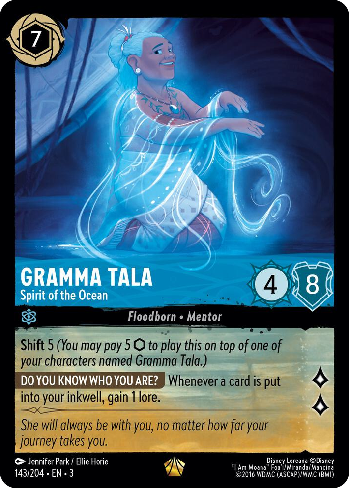0143 Gramma Tala - Spirit of the Ocean Legendary Into the Inklands