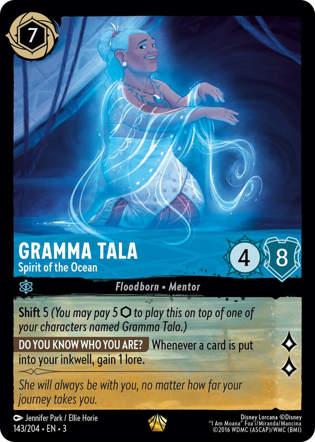 0143 Gramma Tala - Spirit of the Ocean Legendary Into the Inklands