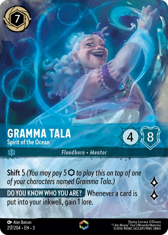 0217 Gramma Tala - Spirit of the Ocean (Enchanted) Enchanted Into the Inklands