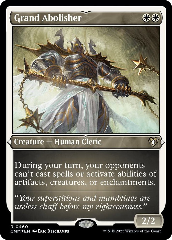 0460 Grand Abolisher (Foil Etched) R Commander Masters