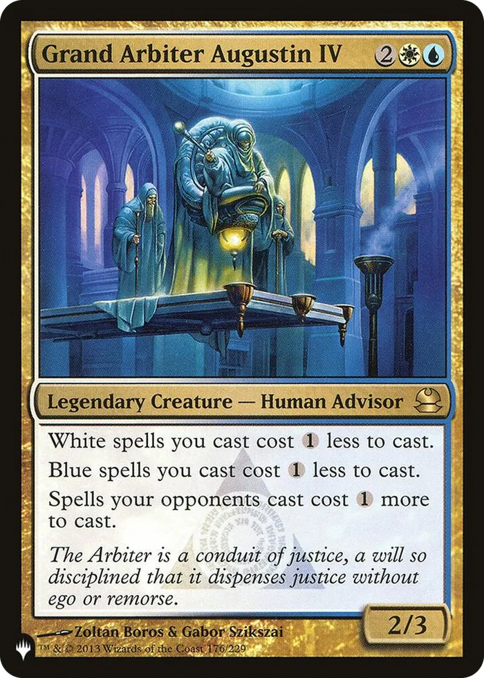 0176 Grand Arbiter Augustin IV R The List Reprints