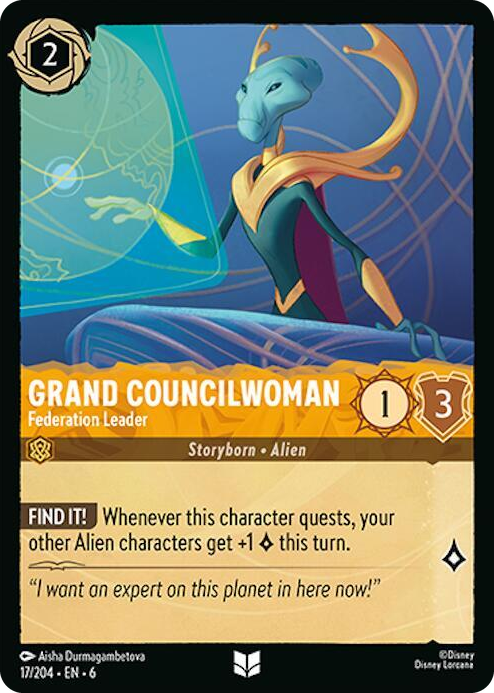 0017 Grand Councilwoman - Federation Leader Uncommon Azurite Sea