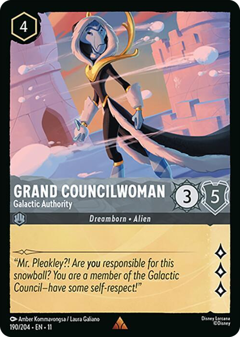 0190 Grand Councilwoman - Galactic Authority Rare Winterspell