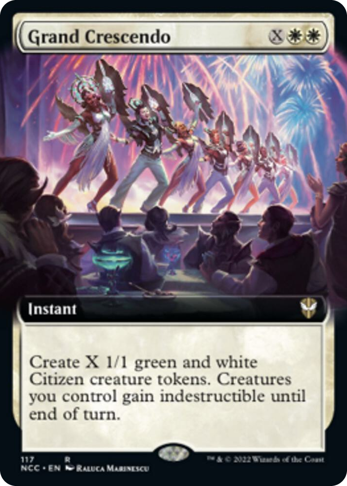 0117 Grand Crescendo (Extended Art) R Commander: Streets of New Capenna