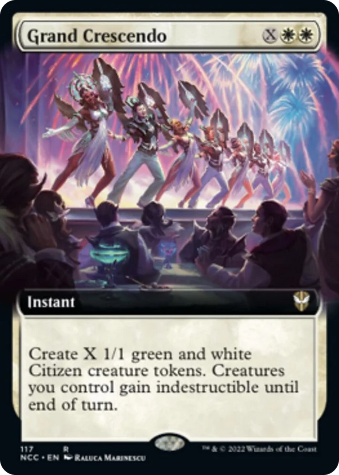 0117 Grand Crescendo (Extended Art) R Commander: Streets of New Capenna