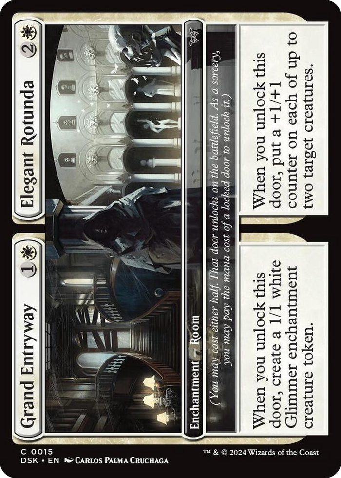 Grand Entryway // Elegant Rotunda (0015) #15 C - Duskmourn: House of Horror Pokemon card