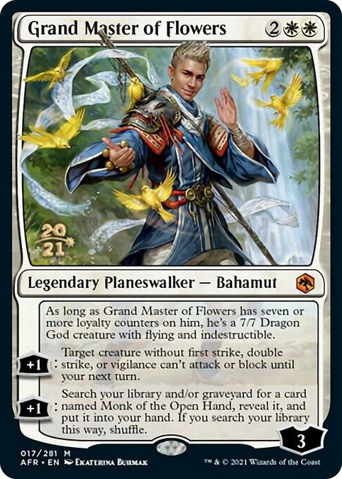 0017 Grand Master of Flowers M Prerelease Cards