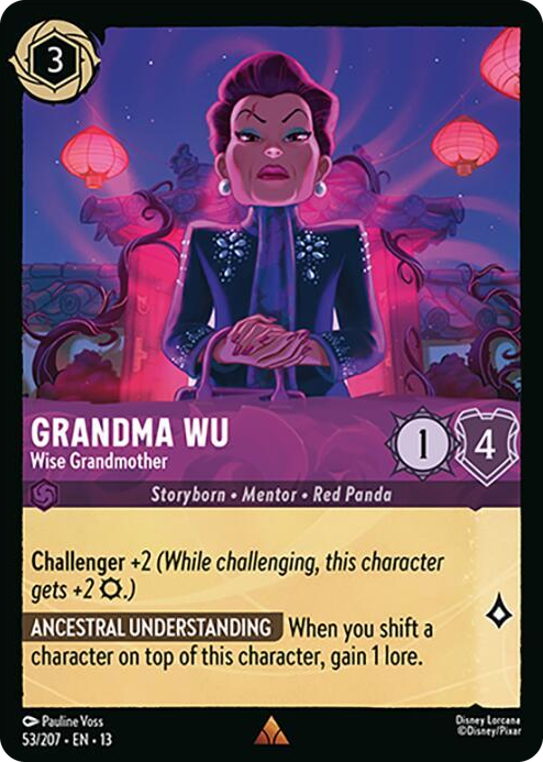 Grandma Wu - Wise Grandmother #53 Rare - Attack of the Vine! Pokemon card