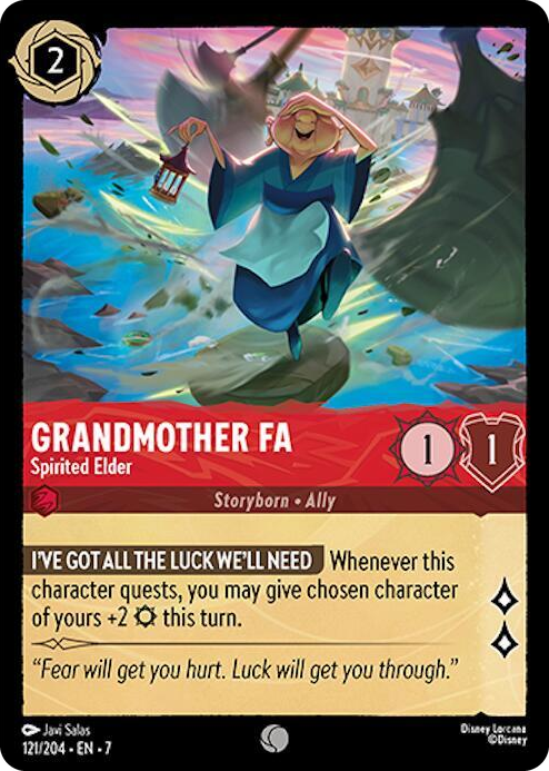 0121 Grandmother Fa - Spirited Elder Common Archazia's Island
