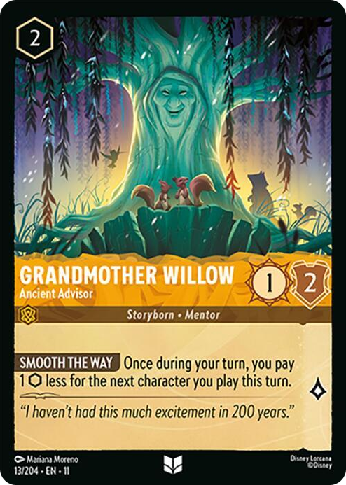 0013 Grandmother Willow - Ancient Advisor Uncommon Winterspell
