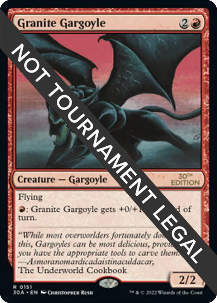 0151 Granite Gargoyle R 30th Anniversary Edition