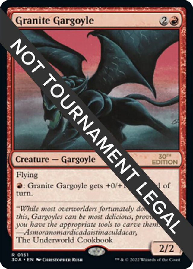 0151 Granite Gargoyle R 30th Anniversary Edition