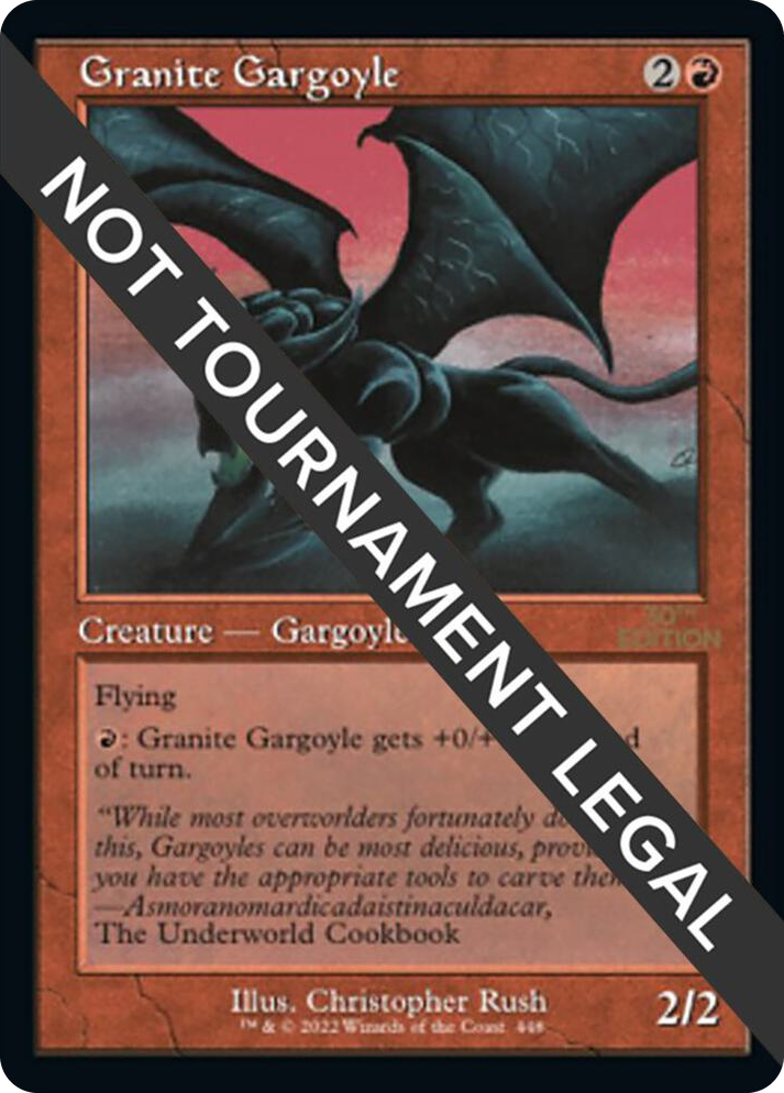 0448 Granite Gargoyle (Retro Frame) R 30th Anniversary Edition