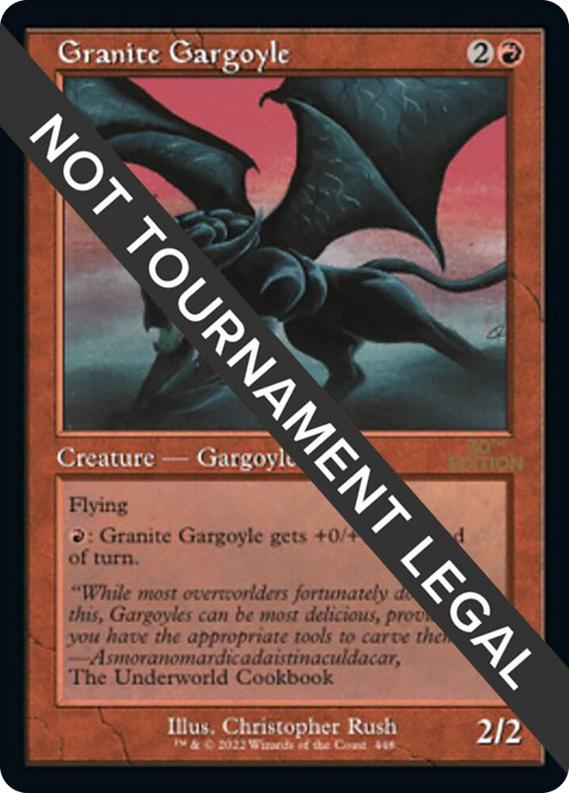 0448 Granite Gargoyle (Retro Frame) R 30th Anniversary Edition