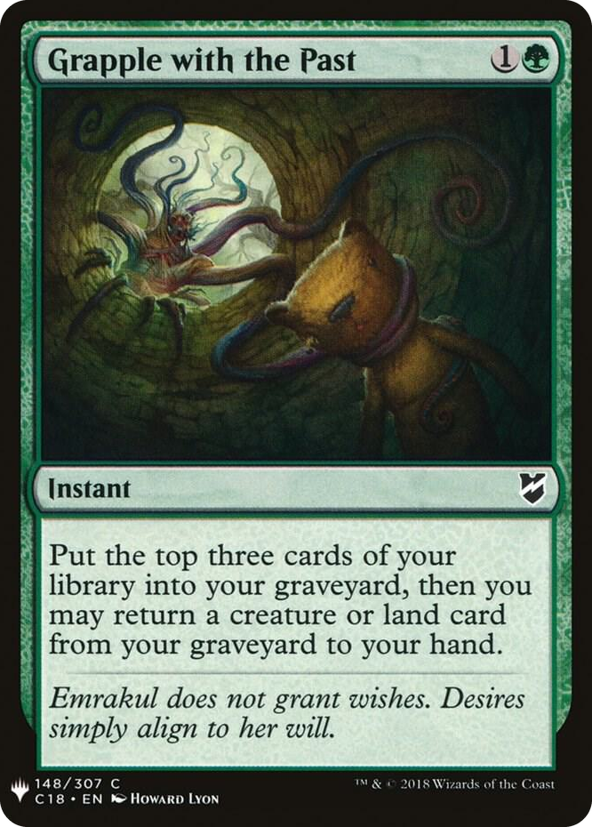 Grapple with the Past #148 C - The List Reprints Pokemon card