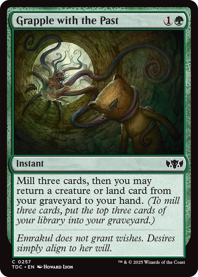 0257 Grapple with the Past C Commander: Tarkir: Dragonstorm