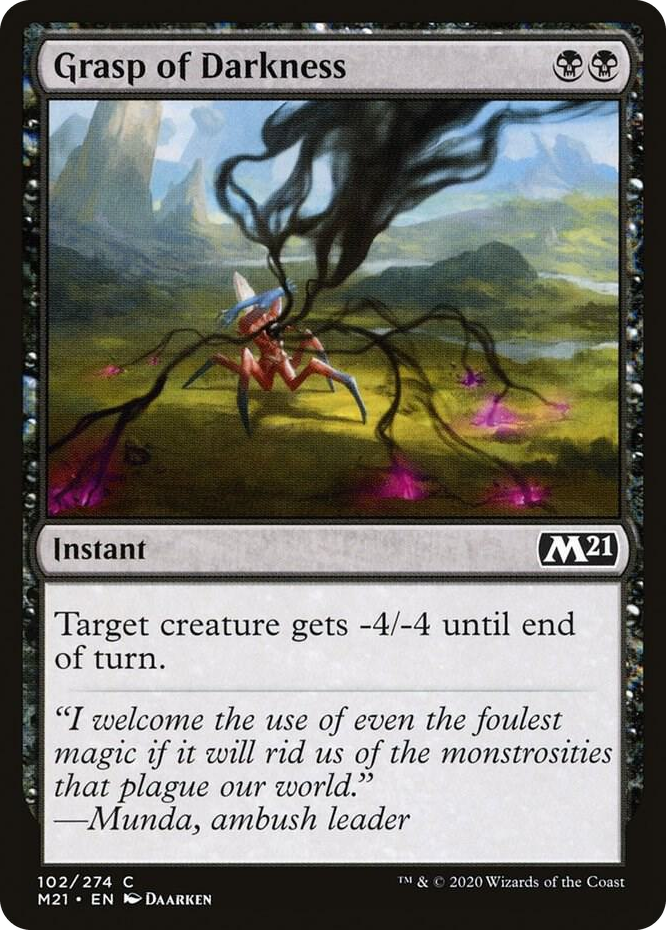 0102 Grasp of Darkness C Core Set 2021