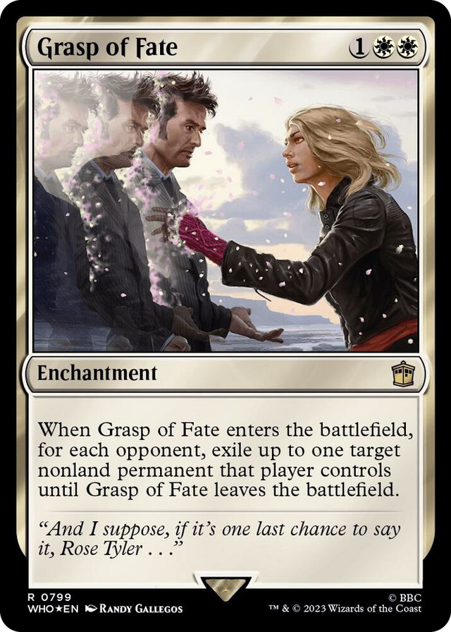 0799 Grasp of Fate (Surge Foil) R Universes Beyond: Doctor Who