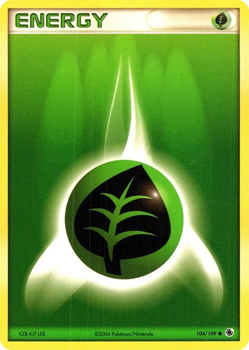0104 Grass Energy - 104/109 (No E-Reader) Common Deck Exclusives