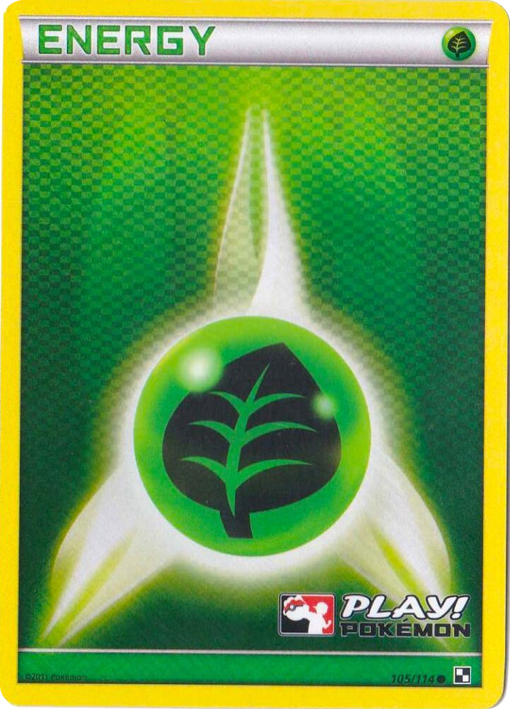 0105 Grass Energy - 105/114 (Play! Pokemon) Promo League & Championship Cards