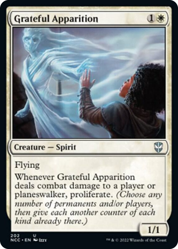 0202 Grateful Apparition U Commander: Streets of New Capenna