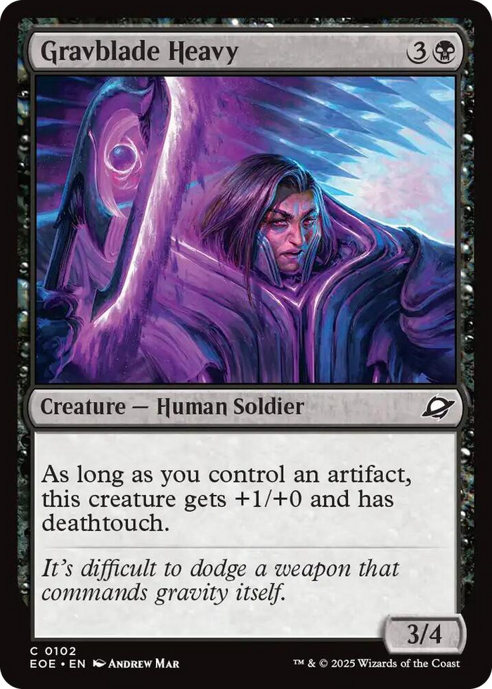 Gravblade Heavy #102 C - Edge of Eternities Pokemon card