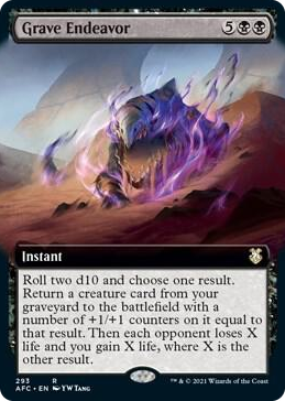 0293 Grave Endeavor (Extended Art) R Commander: Adventures in the Forgotten Realms