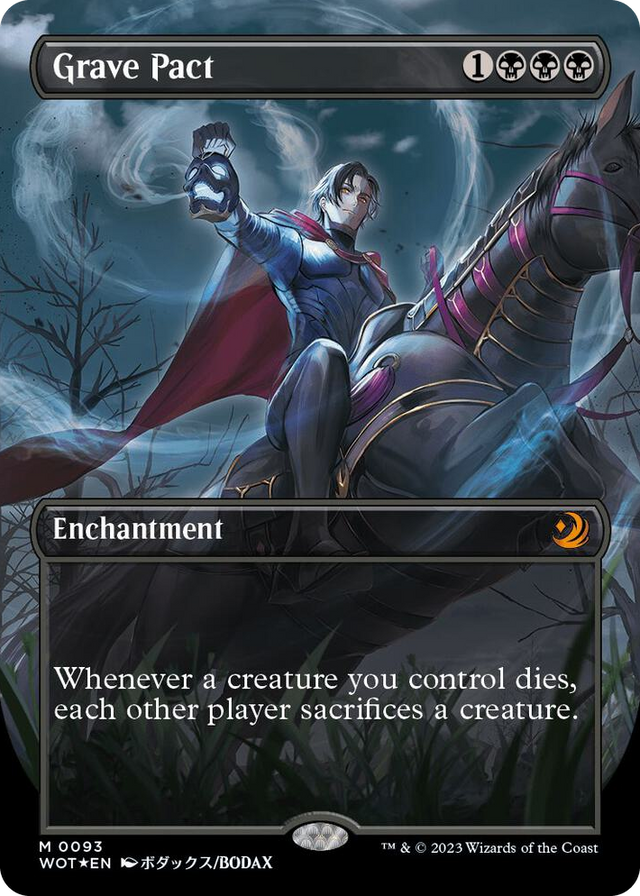 0093 Grave Pact (Anime Borderless) (Confetti Foil) M Wilds of Eldraine: Enchanting Tales