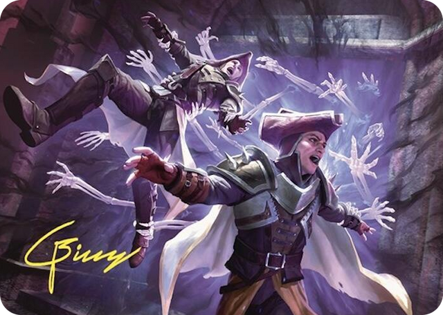 0019 Grave Pact Art Card (Gold-Stamped Signature) S Art Series: Commander Masters