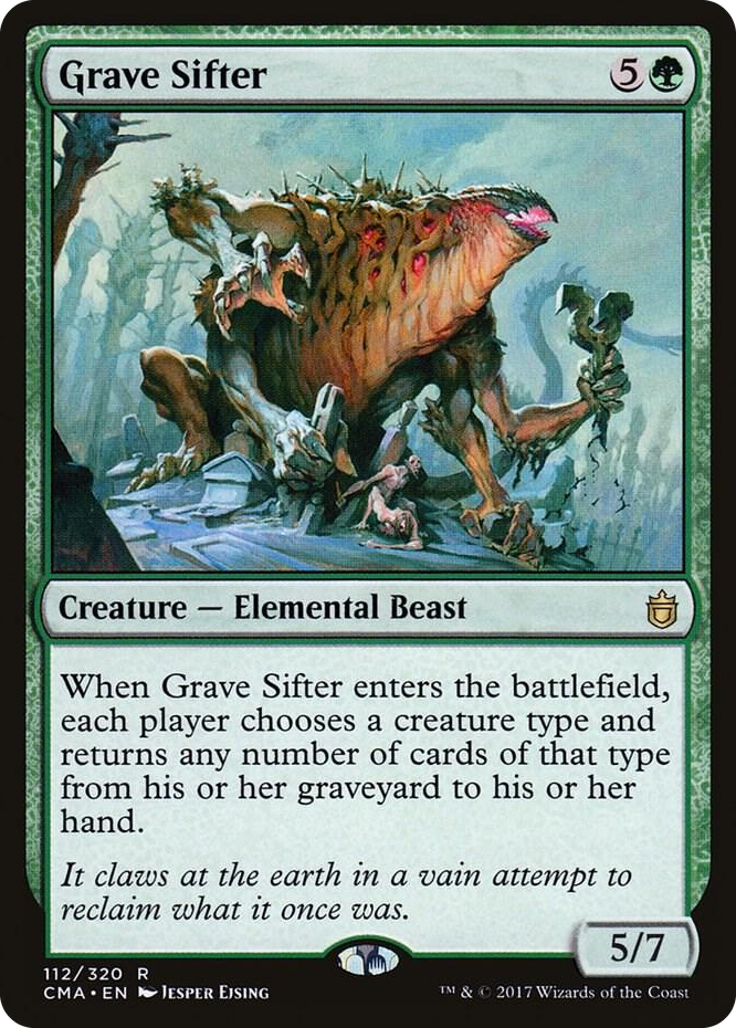 Grave Sifter #112 R - Commander Anthology Pokemon card