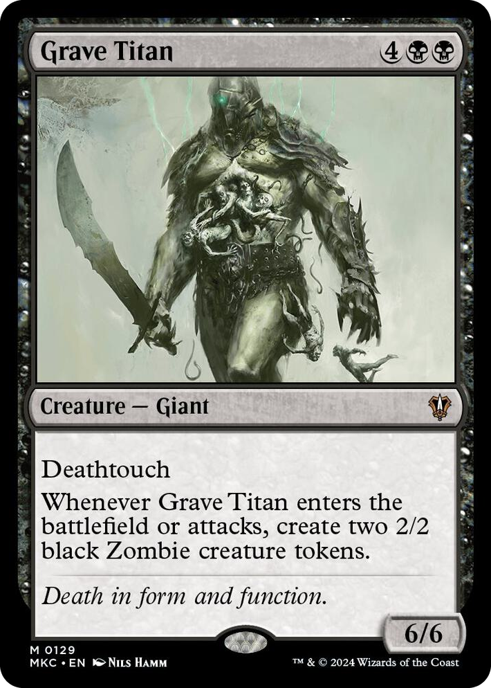 0129 Grave Titan M Commander: Murders at Karlov Manor